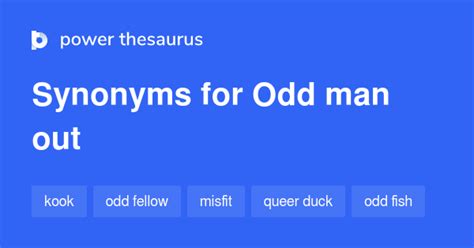 odd man out meaning|odd man out synonym.
